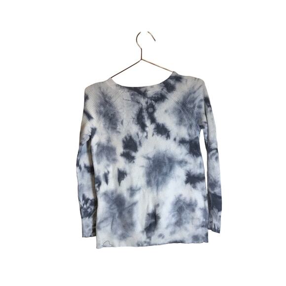 American eagle long sleeve tie dye ribbed sweater with braid detail size XS - Picture 2 of 5